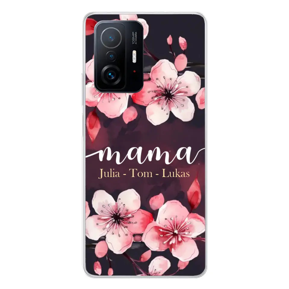 Blumenliebe - Personalisierte Handyhülle