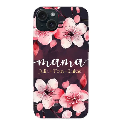 Blumenliebe - Personalisierte Handyhülle