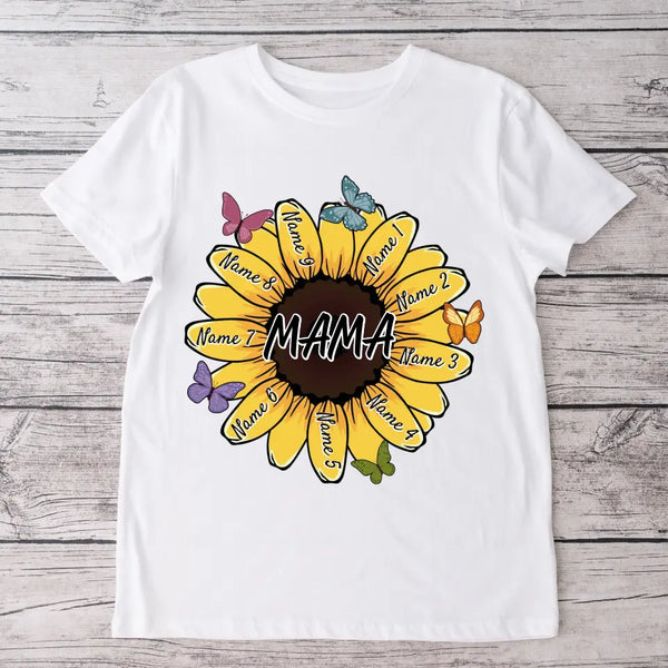 Lieblingsblüten - Personalisiertes T-Shirt