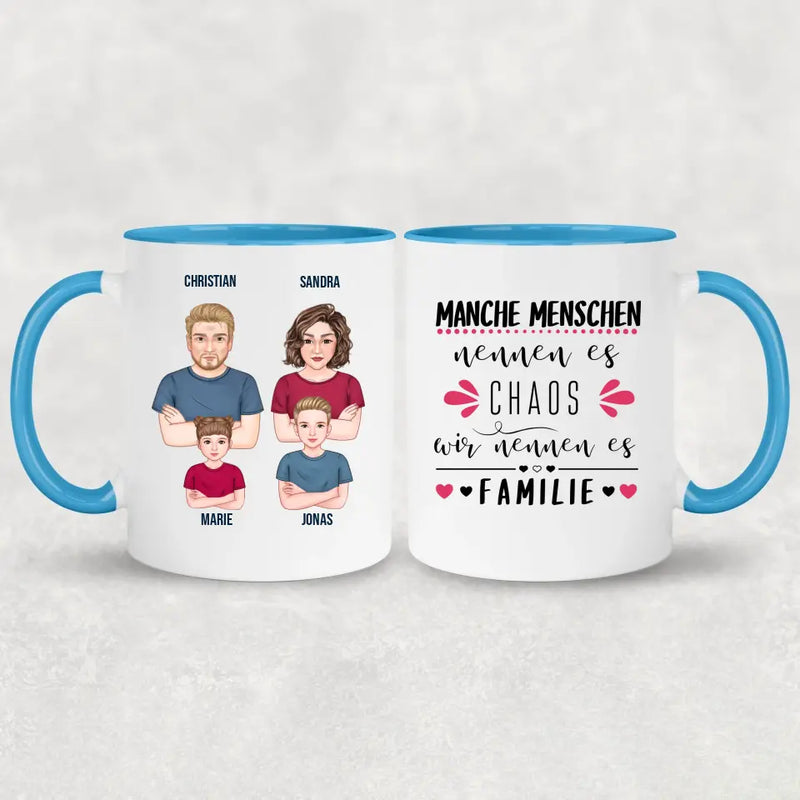 Familienbande - Personalisierte Tasse