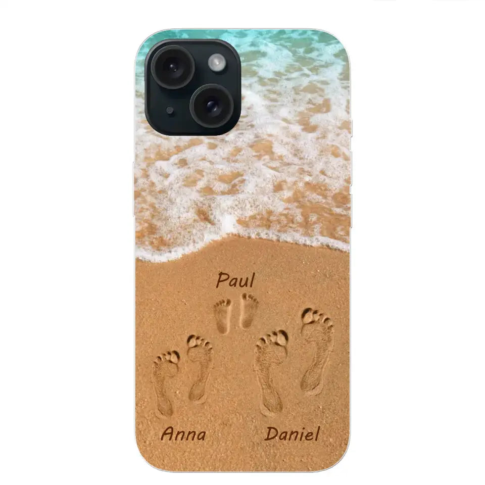 Strandvakantie - Gepersonaliseerde telefoonhoes 