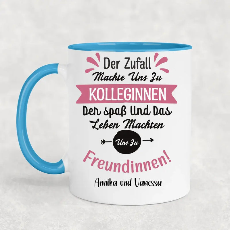 Der Spaß und das Leben - Personalisierte Tasse