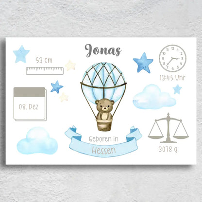 Aankomen - Gepersonaliseerd canvas 