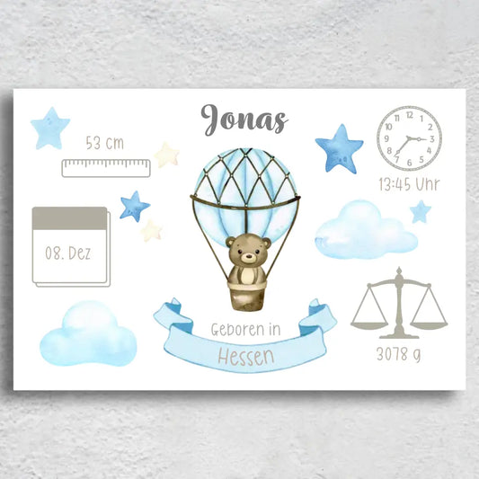 Aankomen - Gepersonaliseerd canvas 