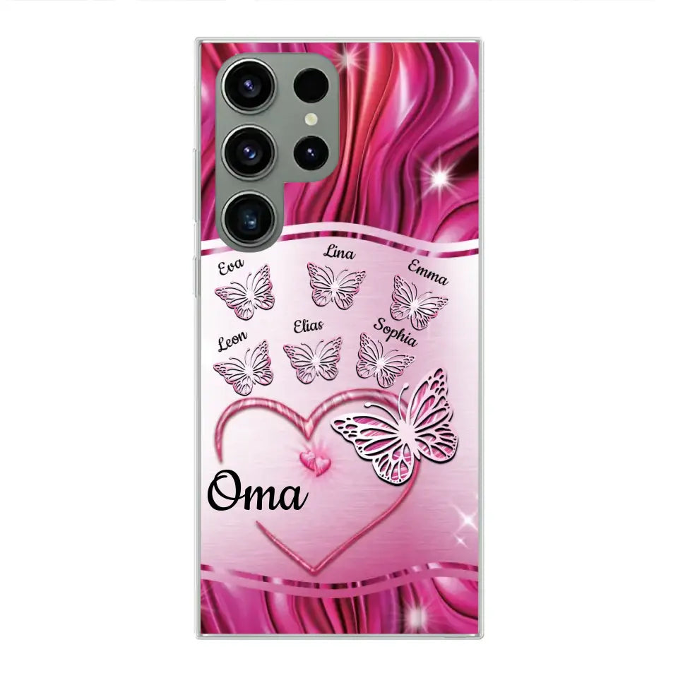 Schmetterlingszauber - Personalisierte Handyhülle