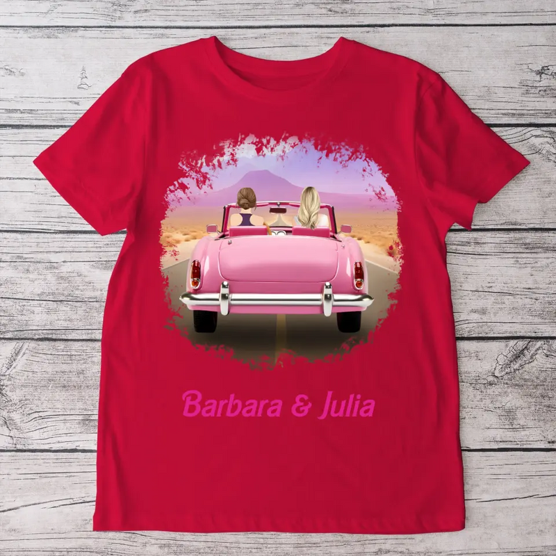 Cabrio - Personalisiertes T-Shirt