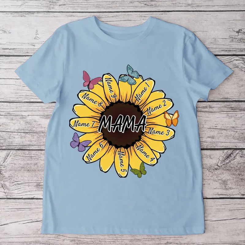 Lieblingsblüten - Personalisiertes T-Shirt