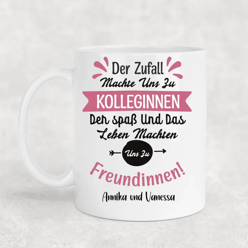 Der Spaß und das Leben - Personalisierte Tasse