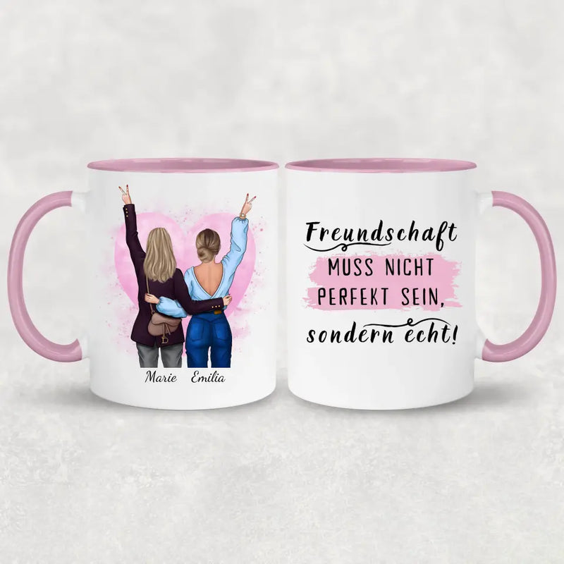 Gemeinsam stark - Personalisierte Tasse