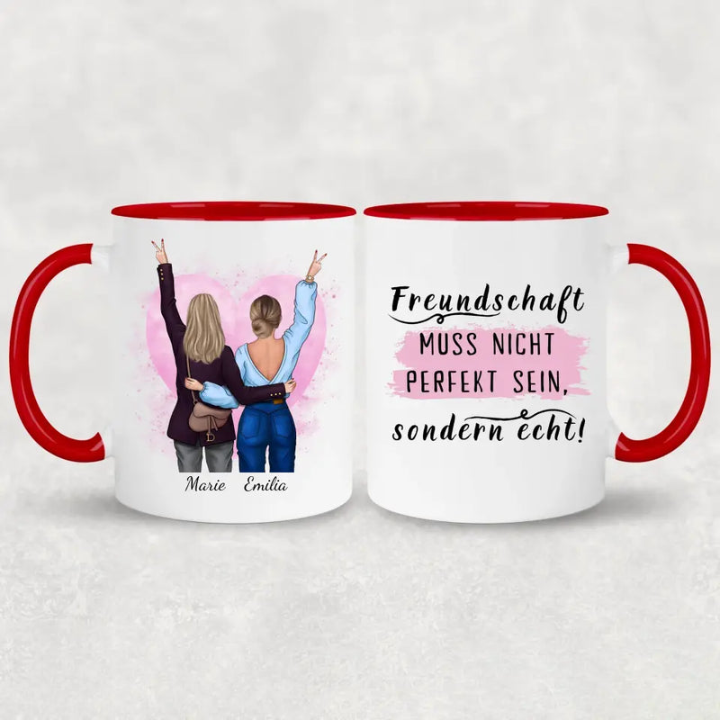 Gemeinsam stark - Personalisierte Tasse