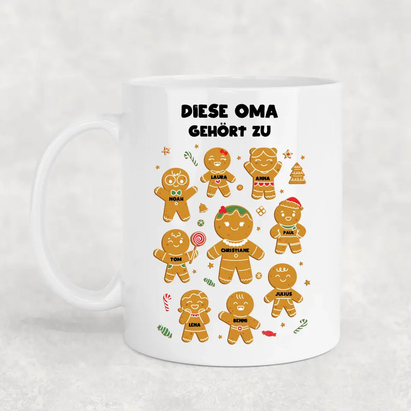 Lebkuchen-Lieblinge - Personalisierte Tasse