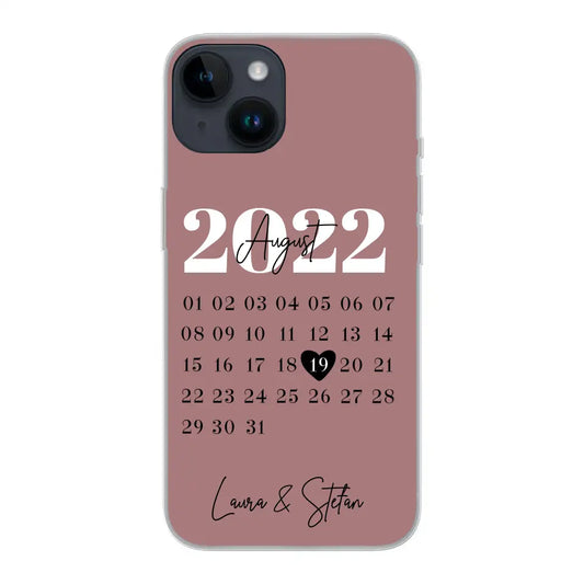 Onze dag - gepersonaliseerde telefoonhoesje 