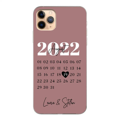 Onze dag - gepersonaliseerde telefoonhoesje 