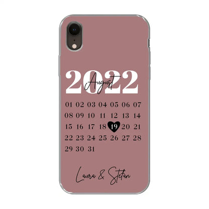 Onze dag - gepersonaliseerde telefoonhoesje 