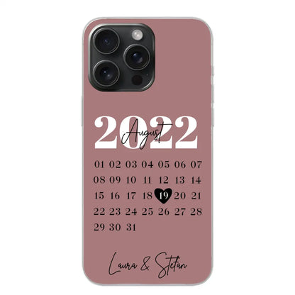 Onze dag - gepersonaliseerde telefoonhoesje 