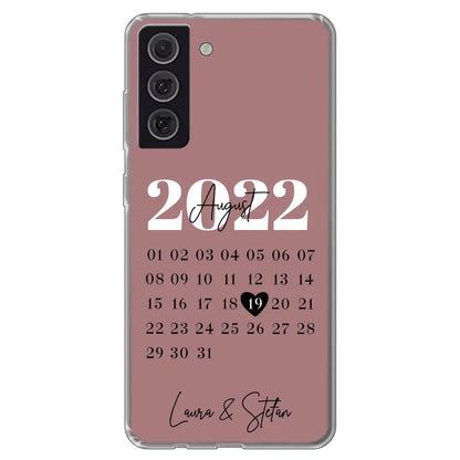 Onze dag - gepersonaliseerde telefoonhoesje 