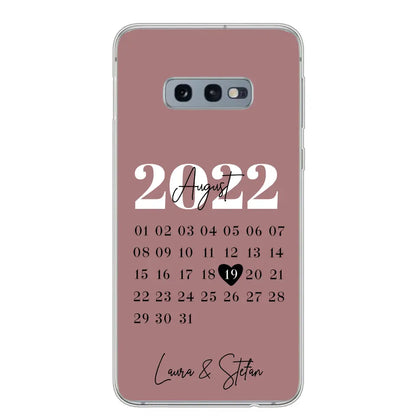 Onze dag - gepersonaliseerde telefoonhoesje 