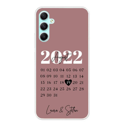 Onze dag - gepersonaliseerde telefoonhoesje 