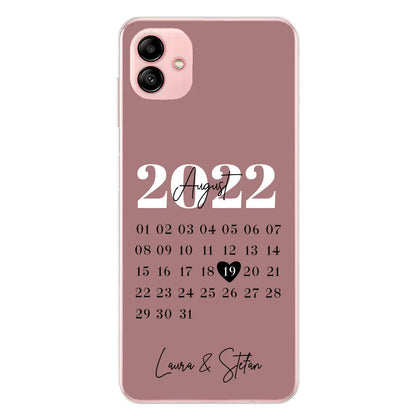 Onze dag - gepersonaliseerde telefoonhoesje 