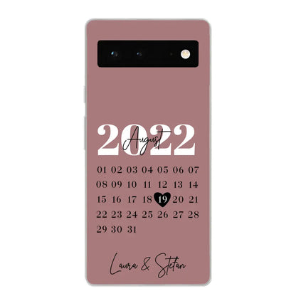 Onze dag - gepersonaliseerde telefoonhoesje 