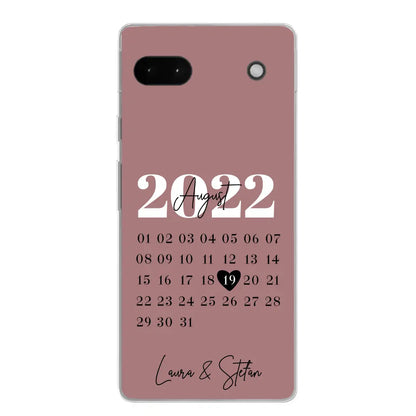 Onze dag - gepersonaliseerde telefoonhoesje 