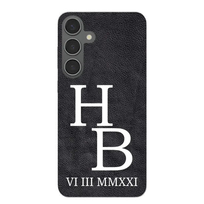 Jouw initialen - gepersonaliseerd telefoonhoesje 