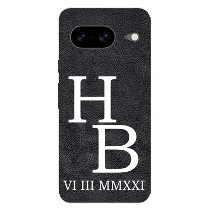 Jouw initialen - gepersonaliseerd telefoonhoesje 