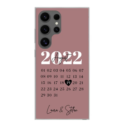 Onze dag - gepersonaliseerde telefoonhoesje 