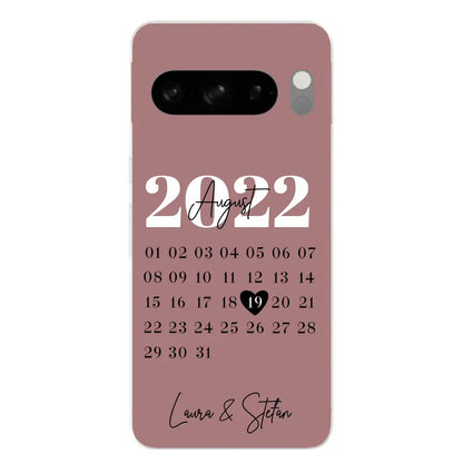 Onze dag - gepersonaliseerde telefoonhoesje 