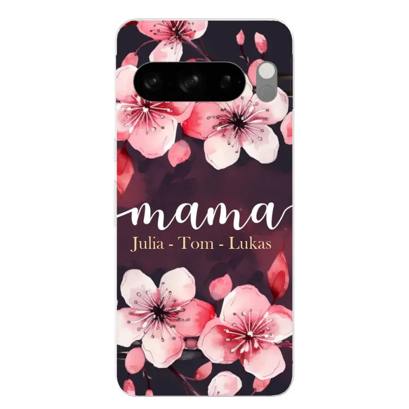 Blumenliebe - Personalisierte Handyhülle