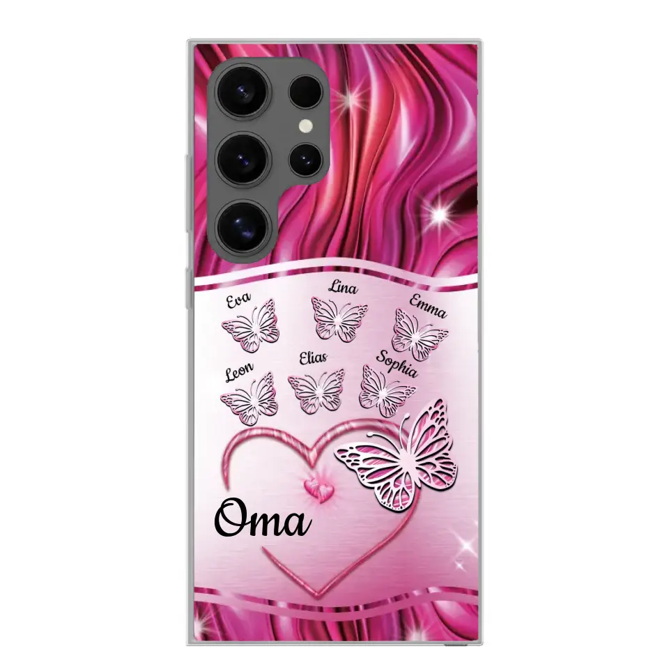 Schmetterlingszauber - Personalisierte Handyhülle