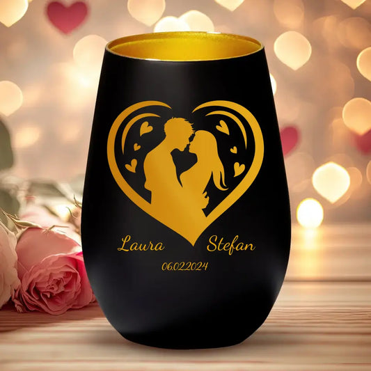 Fluisteringen van Liefde - Gepersonaliseerde Lantaarn 