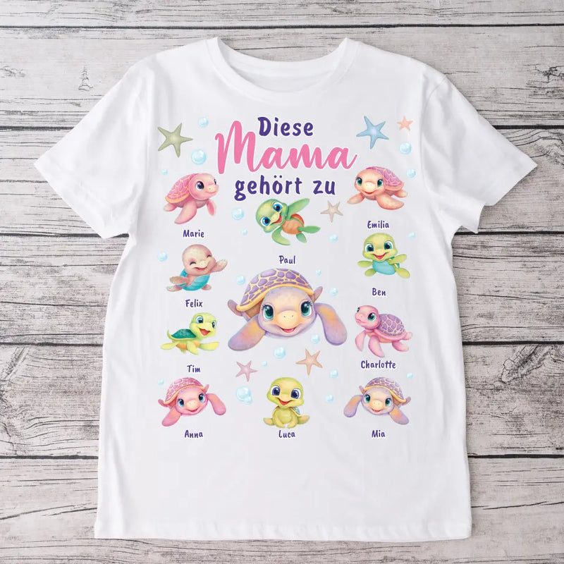 Schildkröten - Personalisiertes T-Shirt