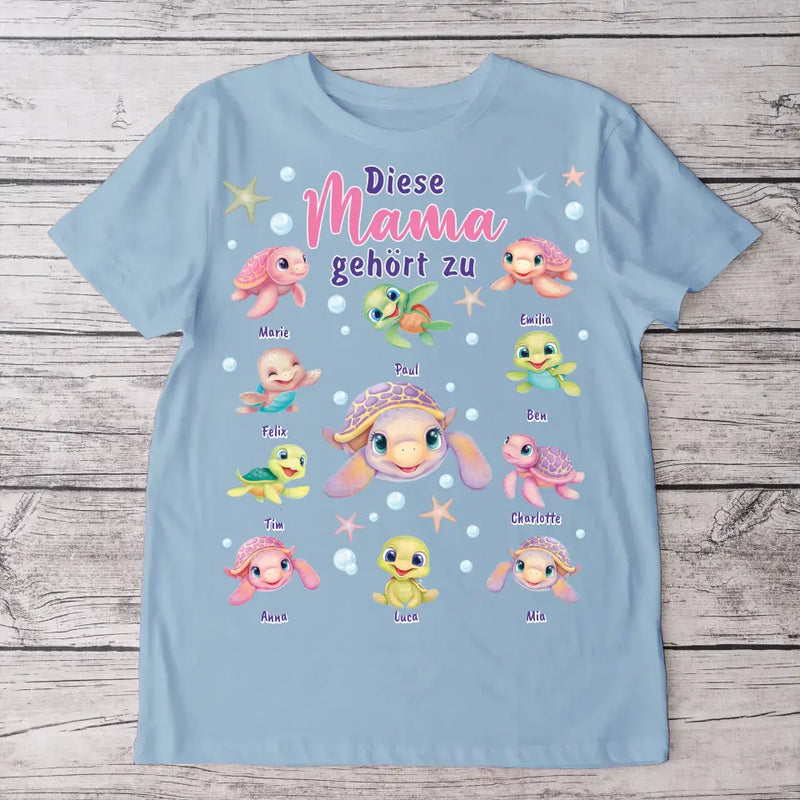 Schildkröten - Personalisiertes T-Shirt