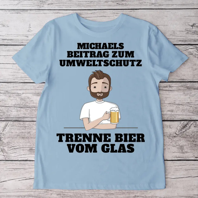 Umweltschutz - Personalisiertes T-Shirt