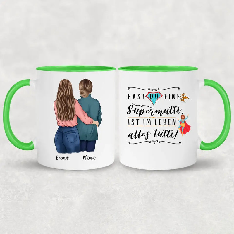 Mama ist die Beste! - Personalisierte Tasse