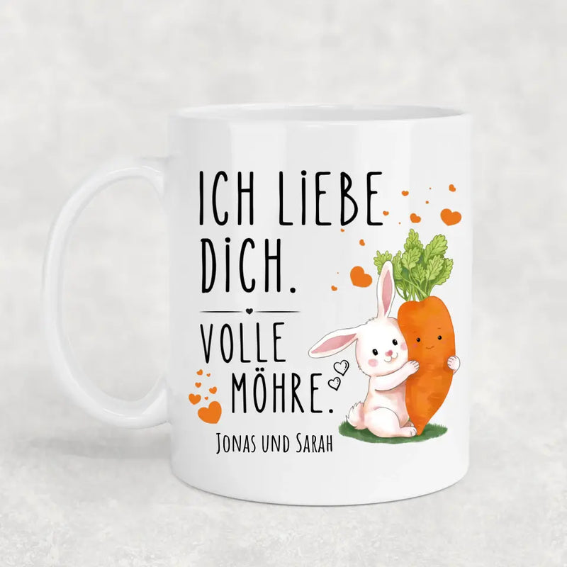 Volle Möhre! - Personalisierte Tasse