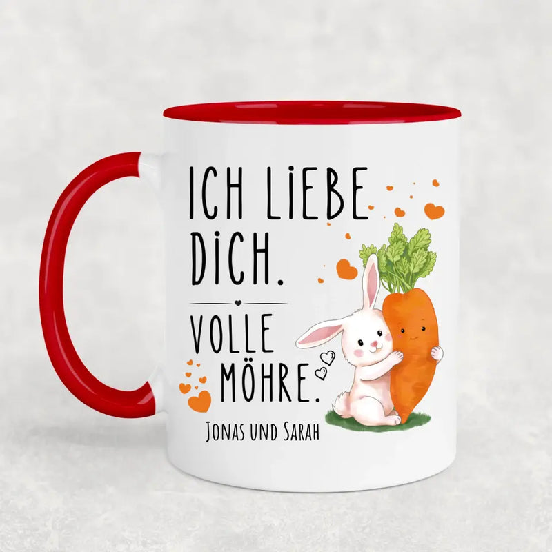 Volle Möhre! - Personalisierte Tasse