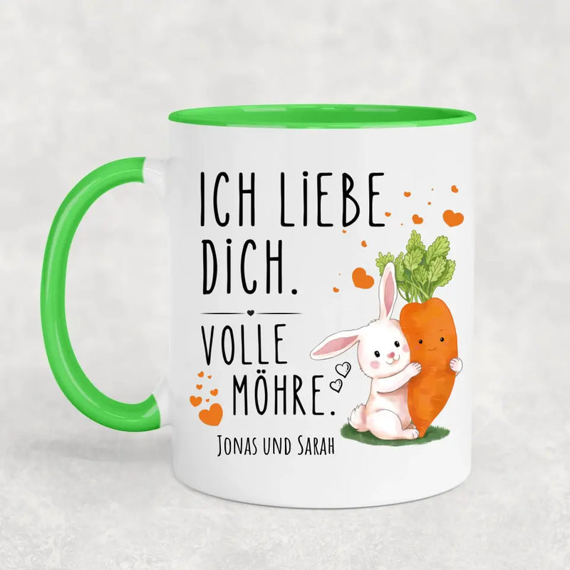 Volle Möhre! - Personalisierte Tasse