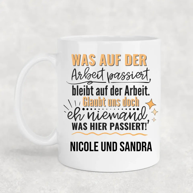 Glaubt eh niemand - Personalisierte Tasse