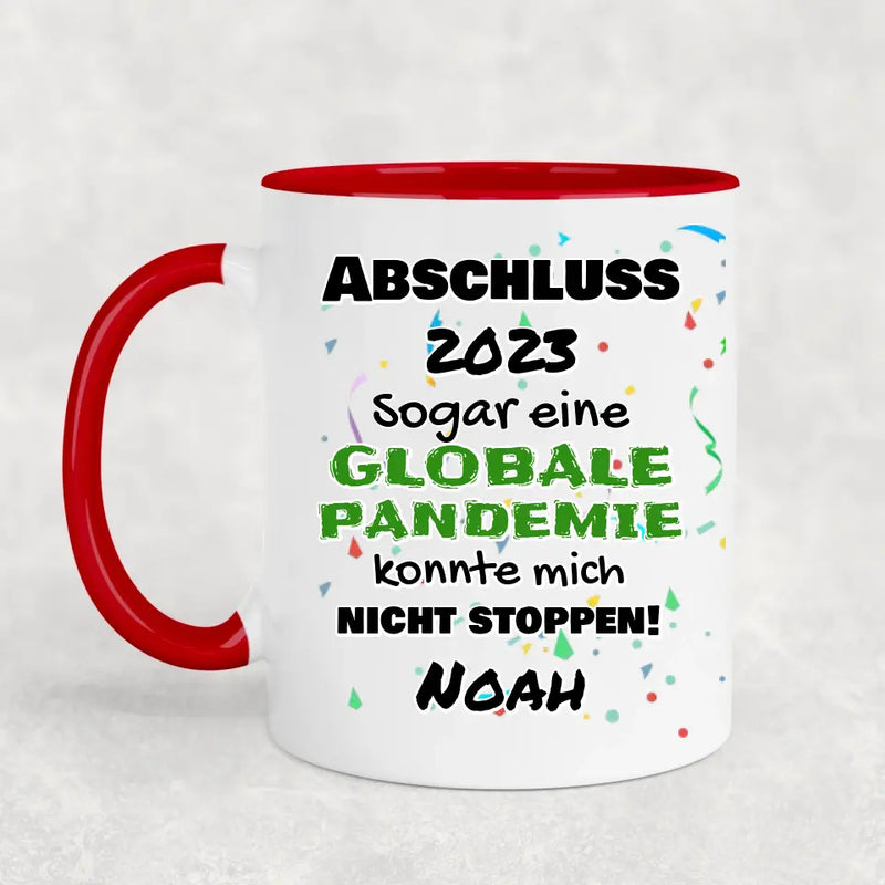 Globale Pandemie - Personalisierte Tasse