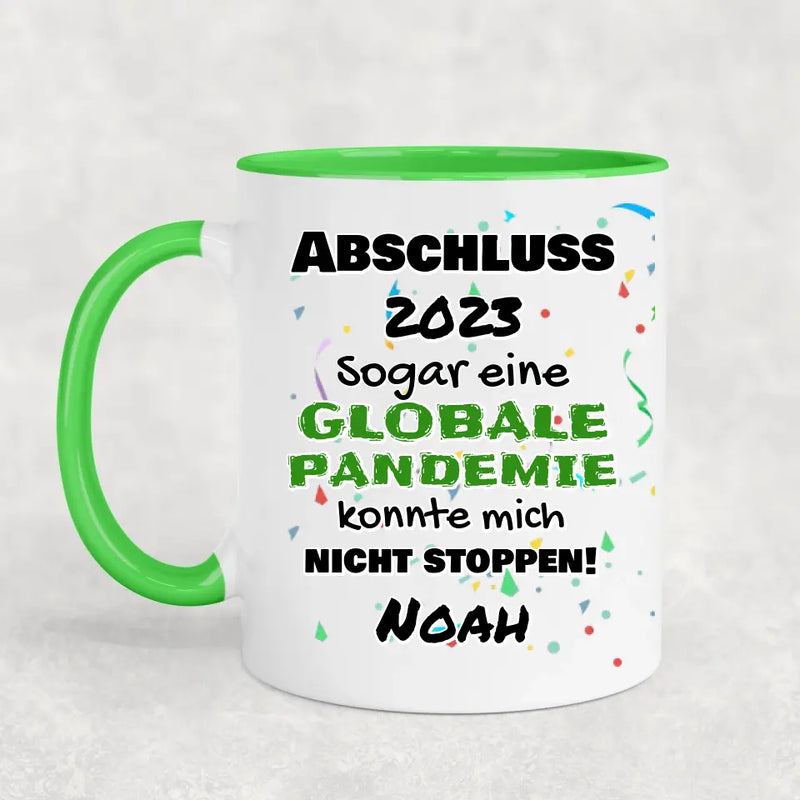 Globale Pandemie - Personalisierte Tasse