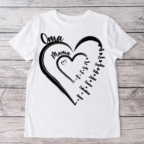 Lieblingsherz - Personalisiertes T-Shirt