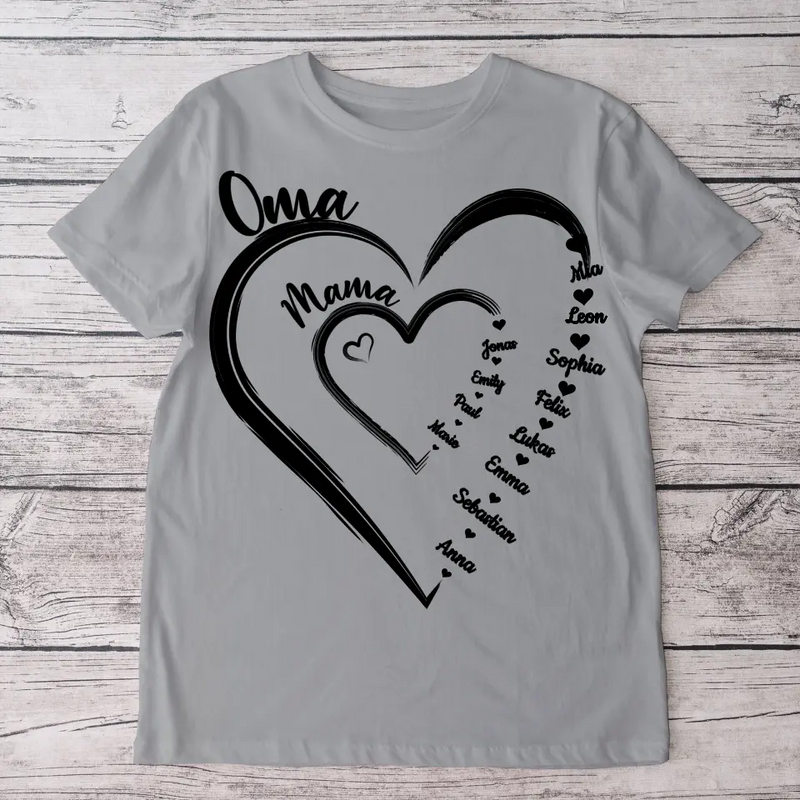 Lieblingsherz - Personalisiertes T-Shirt