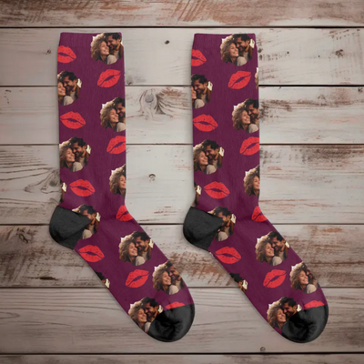 Tausend Küsse - Personalisierte Socken