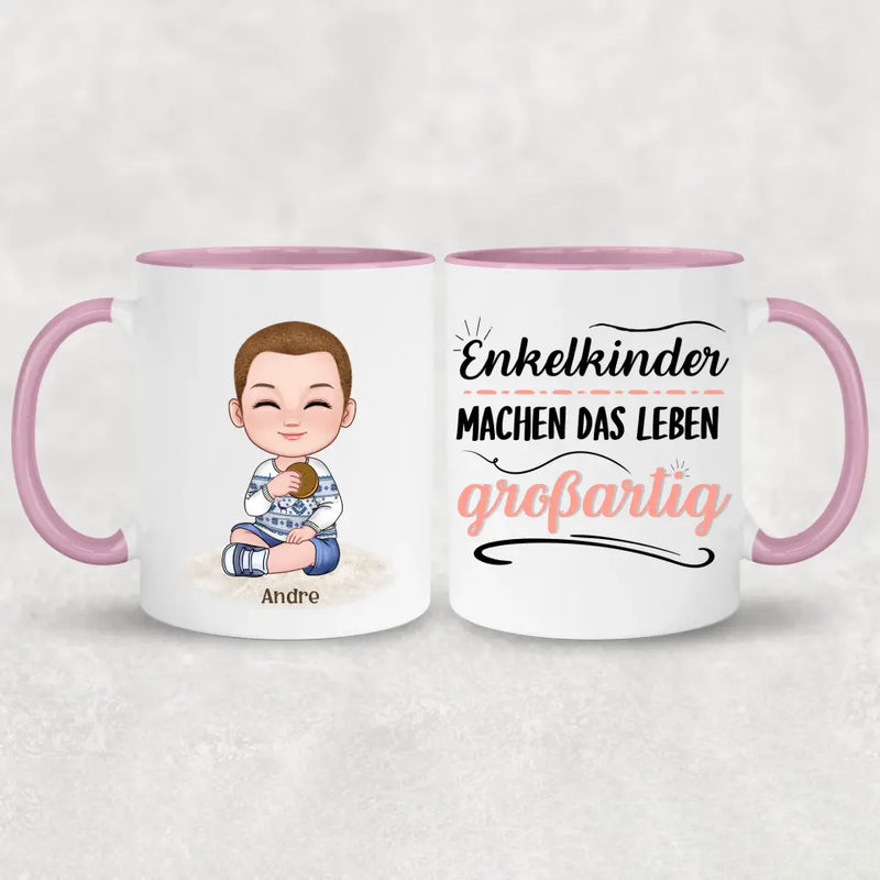 Kleine Schätze - Personalisierte Tasse