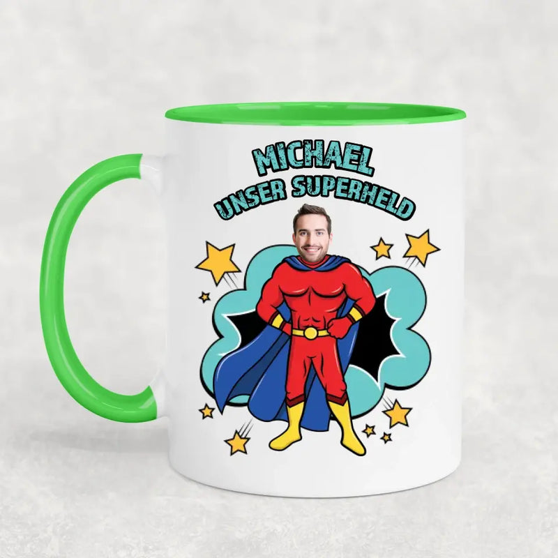 Superheld - Personalisierte Tasse