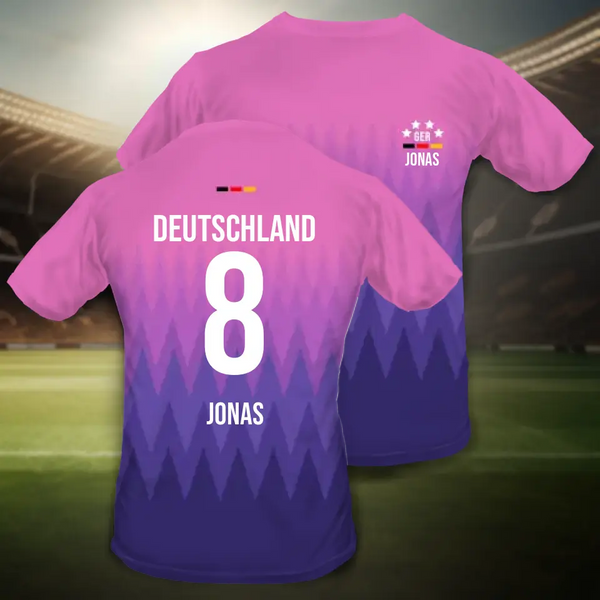 Deutschland-Trikot - Personalisiertes Kinder T-Shirt