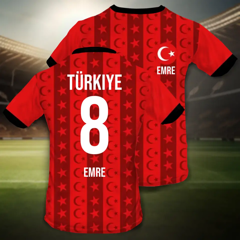 Türkei-Trikot - Personalisiertes T-Shirt