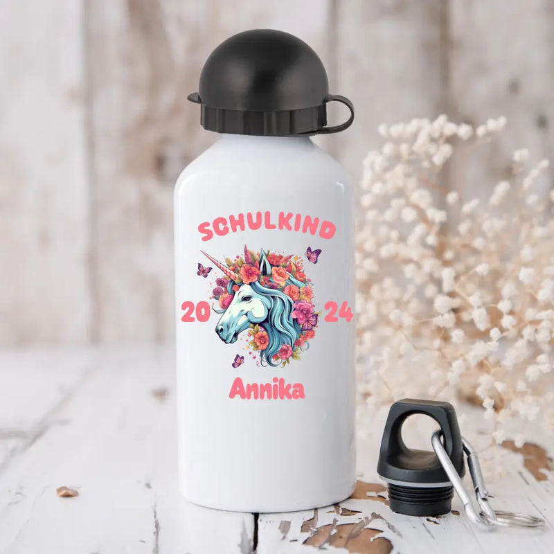 Einhorn - Personalisierte Trinkflasche